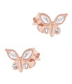 Butterfly Silver Stud Earring STS-6731